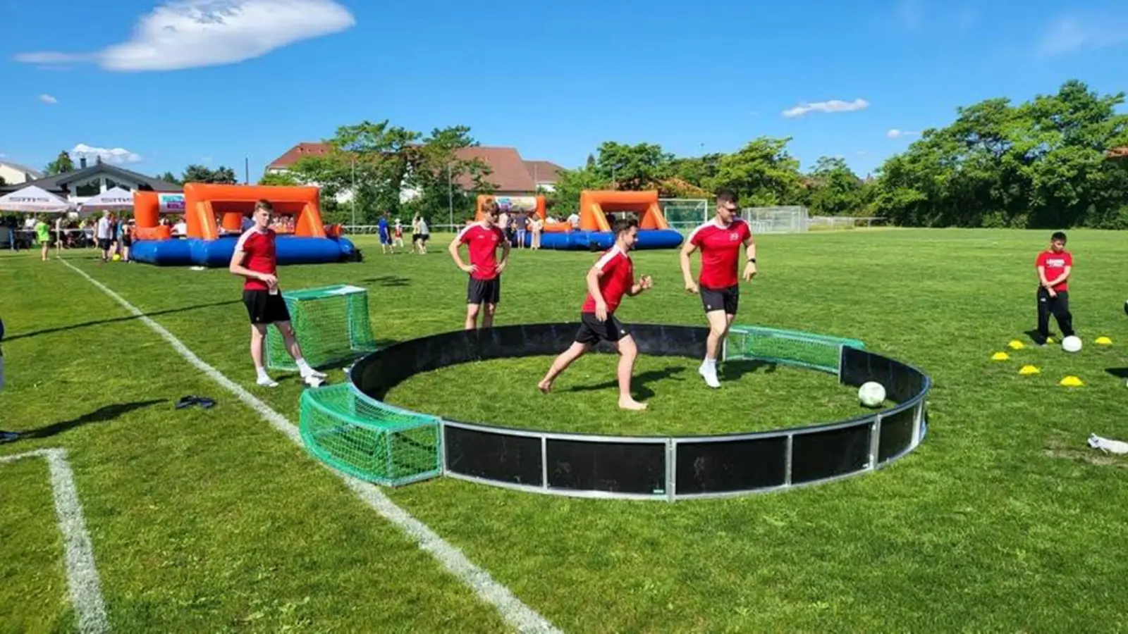Fussball-Ring im Einsatz